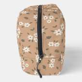 Ditsy Floral Boho Wildblume Neutral Mädchenname Waschbeutel (Rechts)