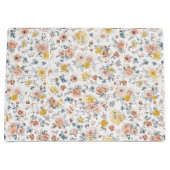 Ditsy Floral Botanical Garden Gift Bag Große Geschenktüte (Vorderseite)