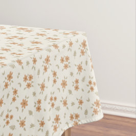 Ditsy Floral Cottagecore Boho Wildflower Beige Tischdecke