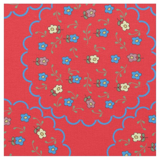 Ditsy Floral Fabric Stoff (Nahaufnahme)