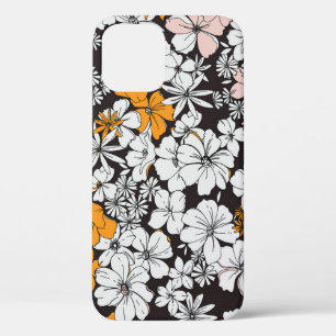 Ditsy Floral: farbenfroher dunkler Hintergrund. Case-Mate iPhone Hülle