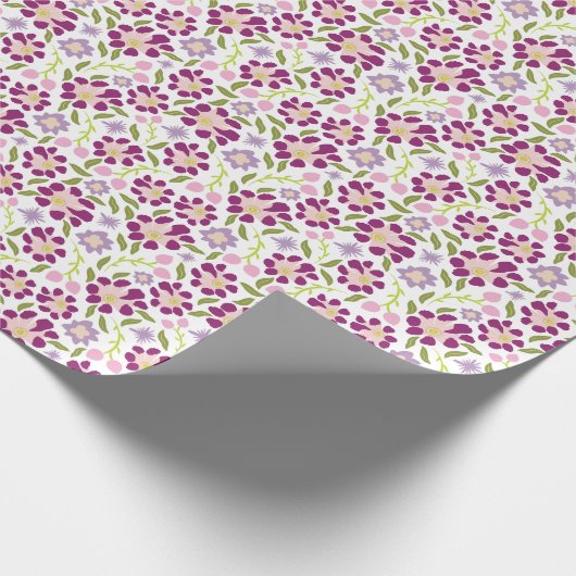 Ditsy floral geschenkpapier (Ecke)