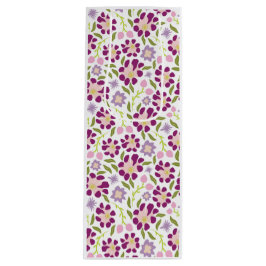 Ditsy floral geschenktüte für weinflaschen