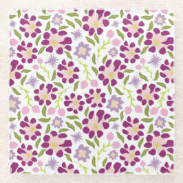 Ditsy floral glasuntersetzer