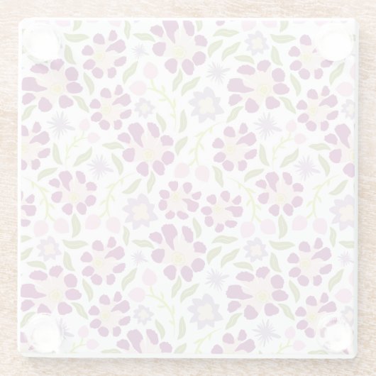 Ditsy floral glasuntersetzer (Rückseite)