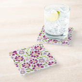 Ditsy floral glasuntersetzer (Schrägansicht)