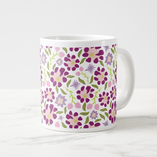 Ditsy floral Jumbo-Tasse (Vorderseite Rechts)