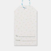 Ditsy Floral "Just For You" - Mustard Cream Geschenkanhänger (Rückseite)