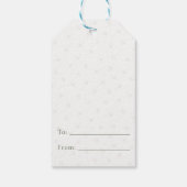 Ditsy Floral "Just For You" - Oatmeal Linen Geschenkanhänger (Rückseite)