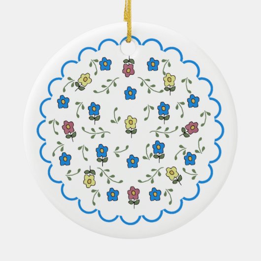 Ditsy Floral Ornament (Hinten)