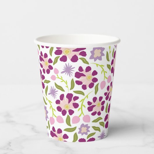 Ditsy floral pappbecher (Rückseite)