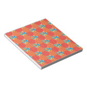 Ditsy Floral, Streifen, Polka Dots Patchwork Notizblock (angewinkelt)