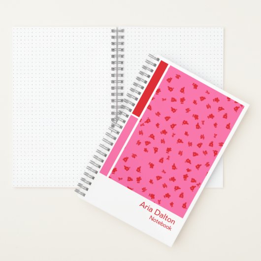 Ditsy Floral Vertical Palette Notebook Notizblock (Innen)