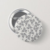 Ditsy Florals in Grau Button (Vorne & Hinten)