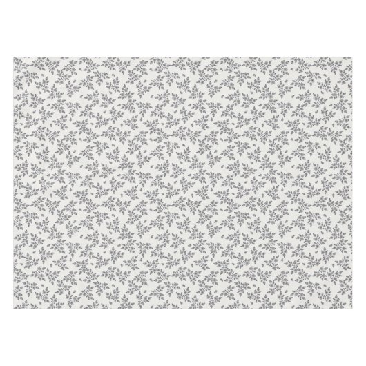 Ditsy Florals in Grey Tischdecke (Vorderseite (Horizontal))