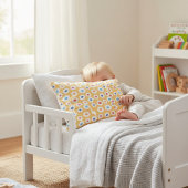 Ditsy Flower Nursery Decor Accent Pillow Dekokissen