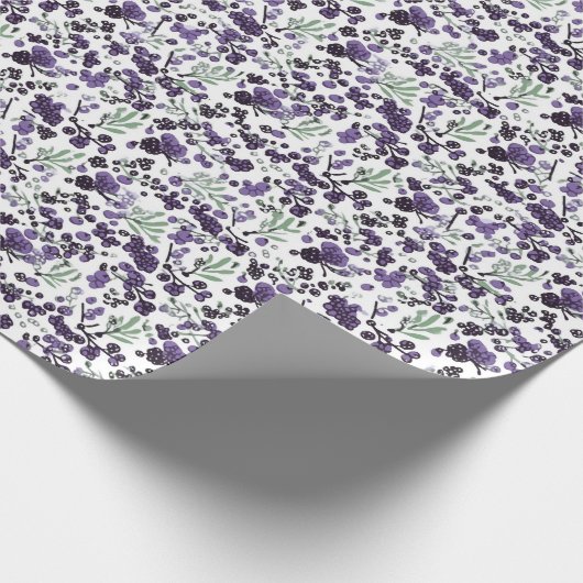 Ditsy fruits - Berries Geschenkpapier (Ecke)