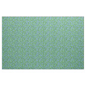 Ditsy helle blaue Singrüne auf grünem Blumen Stoff (Yard (91,4 cm))