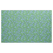 Ditsy helle blaue Singrüne auf grünem Blumen Stoff (Fat Quarter (45,7 x 55,9 cm))