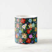 Ditsy-nahtlose Blume Muster-13554 Kaffeetasse (Mittel)