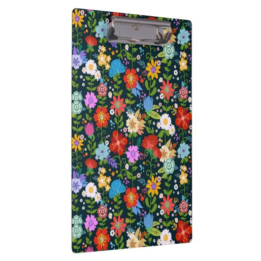 Ditsy-nahtlose Blume Muster-13554 Klemmbrett (Rechts)