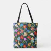 Ditsy-nahtlose Blume Muster-13554 Tasche (Rückseite)