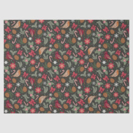 Ditsy Natural Christmas Seidenpapier