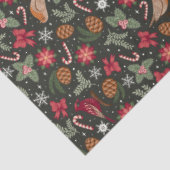 Ditsy Natural Christmas Seidenpapier (Ausschnitt)