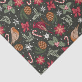 Ditsy Natural Christmas Seidenpapier (Detail)