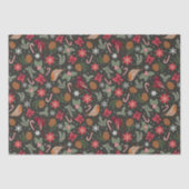 Ditsy Natural Christmas Seidenpapier (Vorderseite)