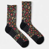 Ditsy Natural Christmas Socken (Rechts)