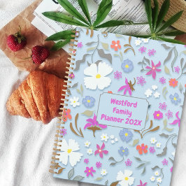 Ditsy Pop Floral Art Personal Family Planner Planer