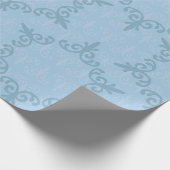 Ditsy-Schneeflocken-Muster Hintergrundtexturen Geschenkpapier (Ecke)