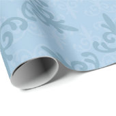 Ditsy-Schneeflocken-Muster Hintergrundtexturen Geschenkpapier (Rolleneckpunkt)