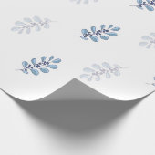 Ditsy-Schneeflocken-Muster Hintergrundtexturen Geschenkpapier (Ecke)