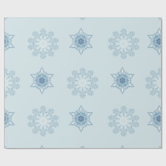 Ditsy-Schneeflocken-Muster Hintergrundtexturen Geschenkpapier