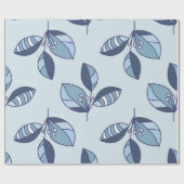 Ditsy-Schneeflocken-Muster Hintergrundtexturen Geschenkpapier (Flach)