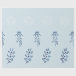 Ditsy-Schneeflocken-Muster Hintergrundtexturen Geschenkpapier