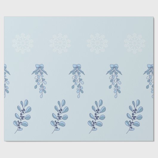 Ditsy-Schneeflocken-Muster Hintergrundtexturen Geschenkpapier (Flach)