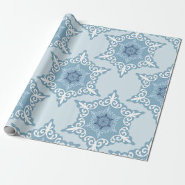 Ditsy-Schneeflocken-Muster Hintergrundtexturen Geschenkpapier