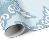 Ditsy-Schneeflocken-Muster Hintergrundtexturen Geschenkpapier (Rolleneckpunkt)