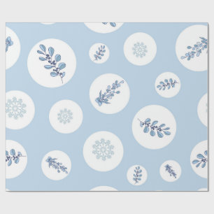 Ditsy-Schneeflocken-Muster Hintergrundtexturen Geschenkpapier