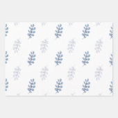 Ditsy-Schneeflocken-Muster Hintergrundtexturen Geschenkpapier Set (Vorderseite 2)