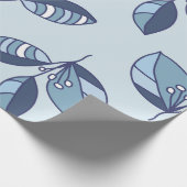 Ditsy-Schneeflocken-Musterhintergründe Texturen Geschenkpapier (Ecke)