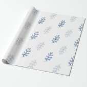Ditsy Snowflake pattern backgrounds textures Geschenkpapier (Ungerollt)