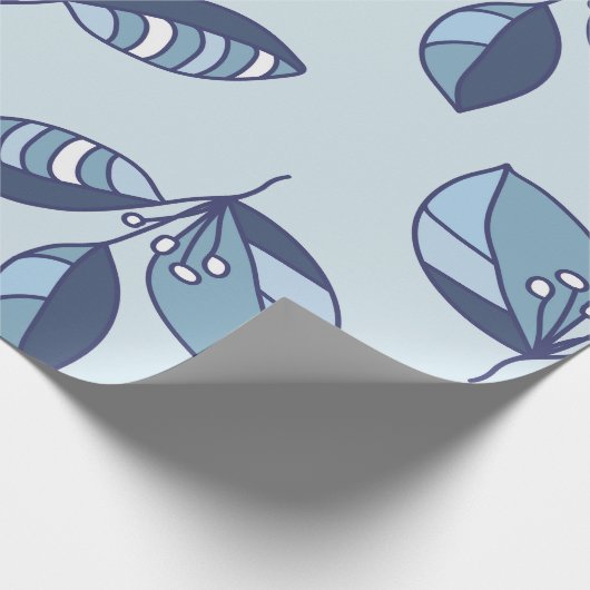 Ditsy Snowflake pattern backgrounds textures Geschenkpapier (Ecke)