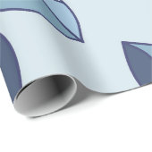 Ditsy Snowflake pattern backgrounds textures Geschenkpapier (Rolleneckpunkt)