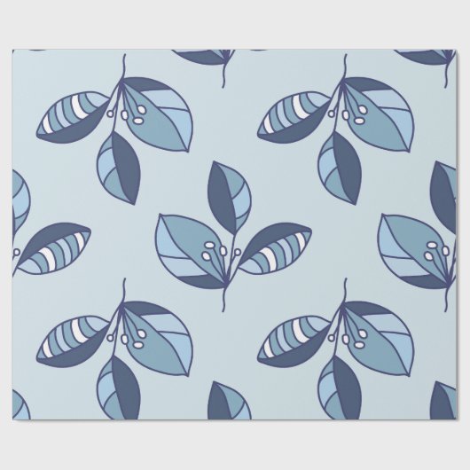 Ditsy Snowflake pattern backgrounds textures Geschenkpapier (Flach)