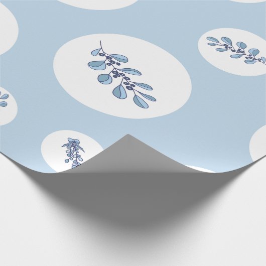 Ditsy Snowflake pattern backgrounds textures Geschenkpapier (Ecke)