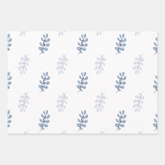 Ditsy Snowflake pattern backgrounds textures Geschenkpapier Set (Vorderseite 2)